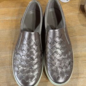Ecco Metallic Loafers